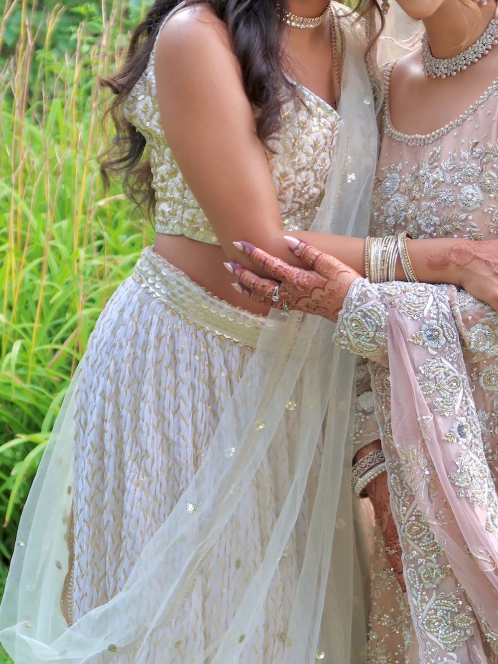 Off white lehenga